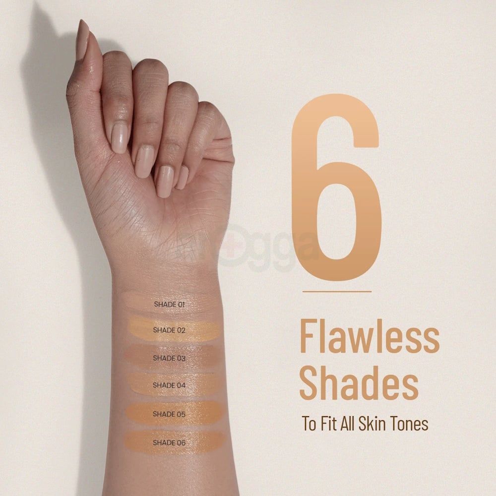 Swiss Beauty Studio Finish Full Coverage Foundation - 02 Ivory Fair  