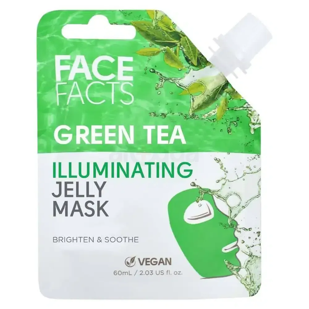 Face Facts Green Tea Illuminating Jelly Mask 60ml  