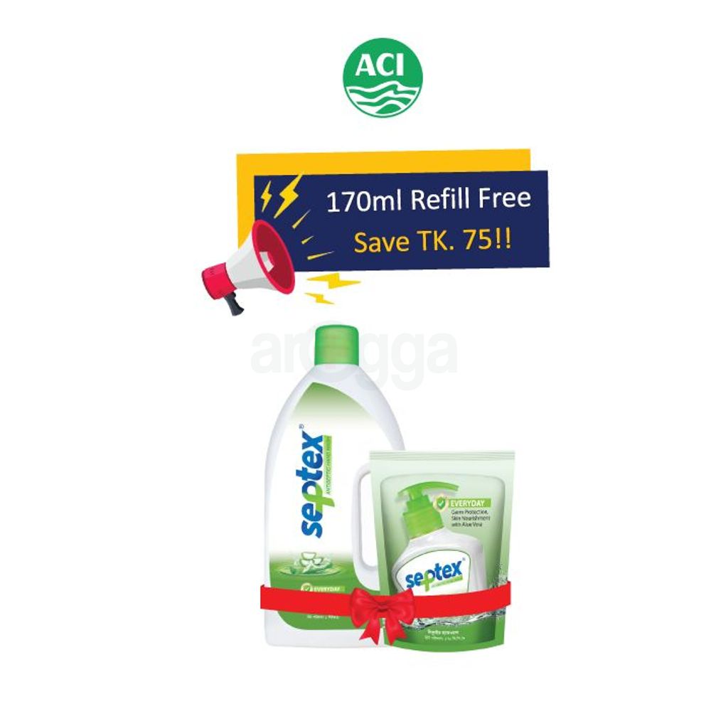 Buy 1 Septex Everyday Antiseptic Handwash 1L Get 170ml Pouch free  