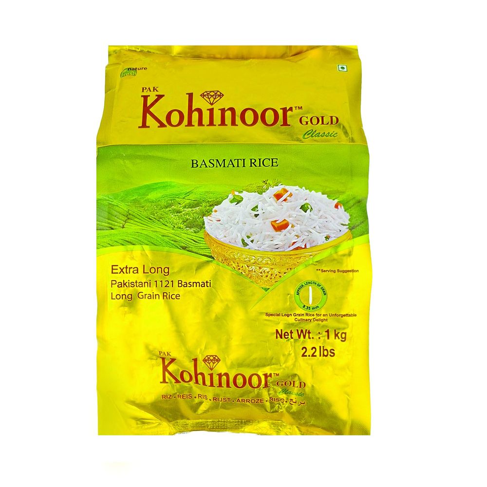 Kohinoor Extra Long Bashmoti (বাসমতী চাল) 1kg Pack  