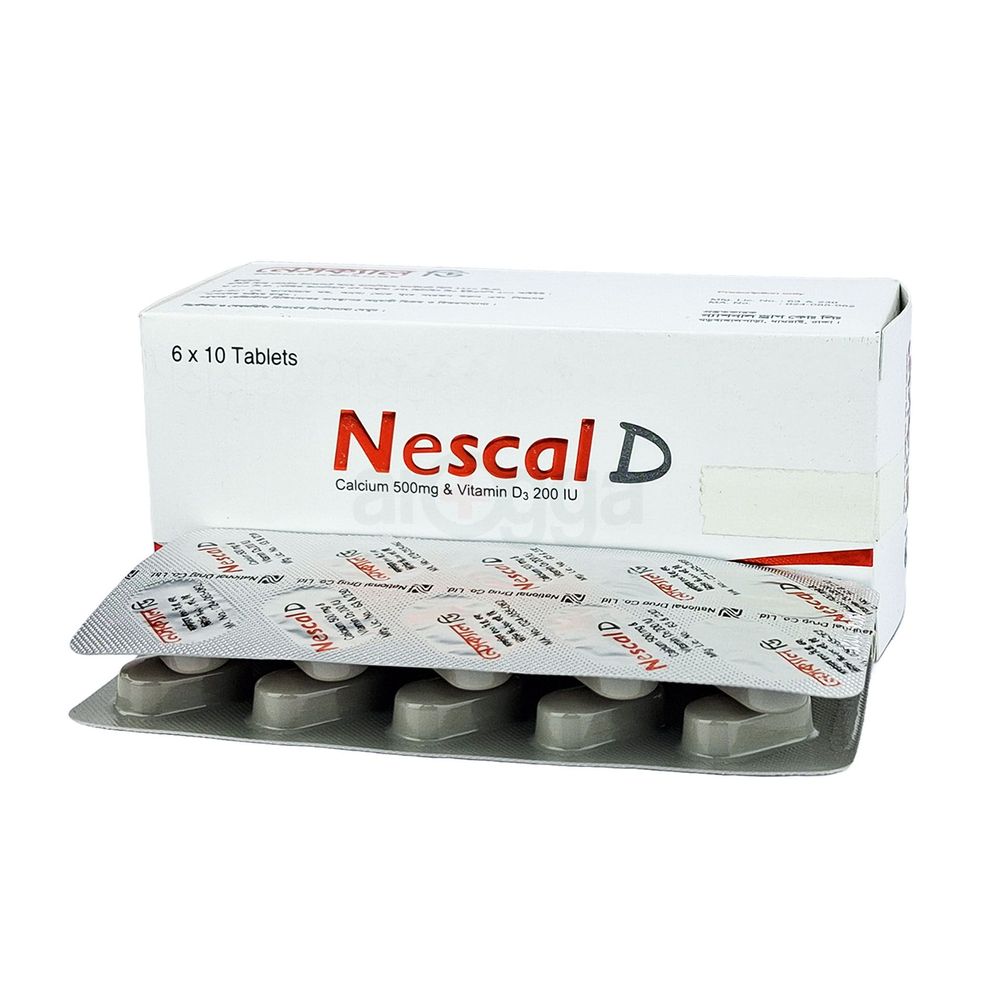 Nescal D 500mg+200IU tablet