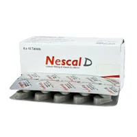 Nescal D 500mg+200IU tablet