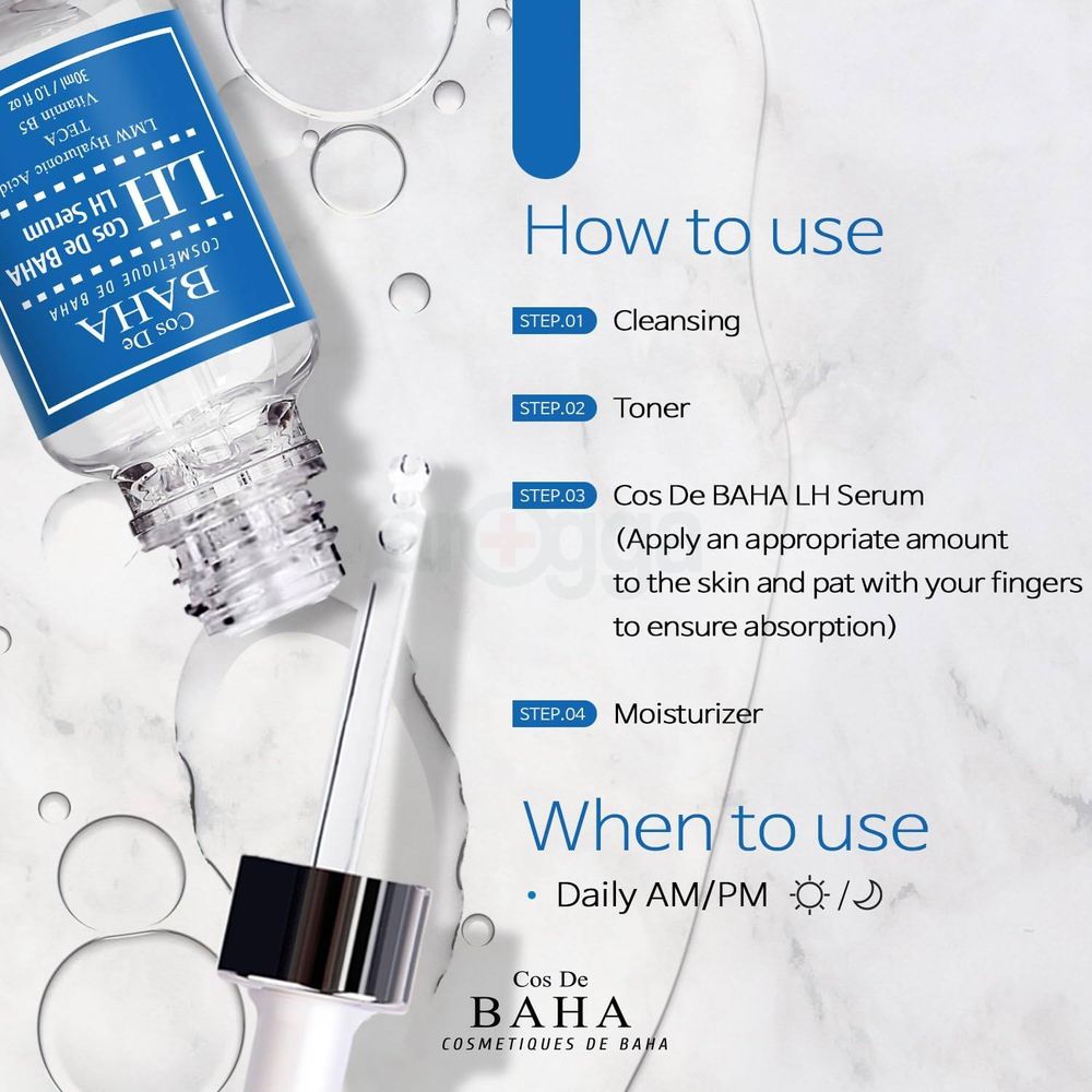 Cos De Baha LH Low Molecular Hyaluronic Acid TECA  Serum  