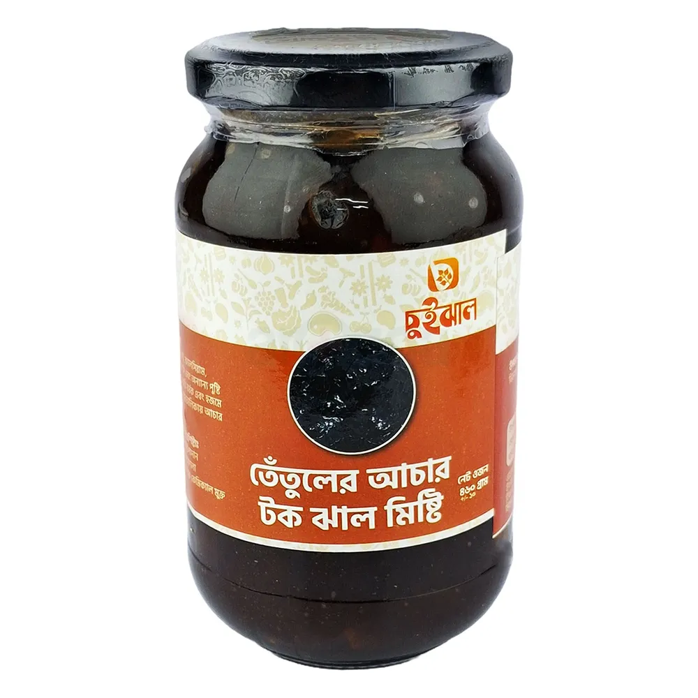 Chuijhal Tok Jhal Misty Tetul Achar  (তেঁতুলের টক ঝাল মিষ্টি আচার) 460g  
