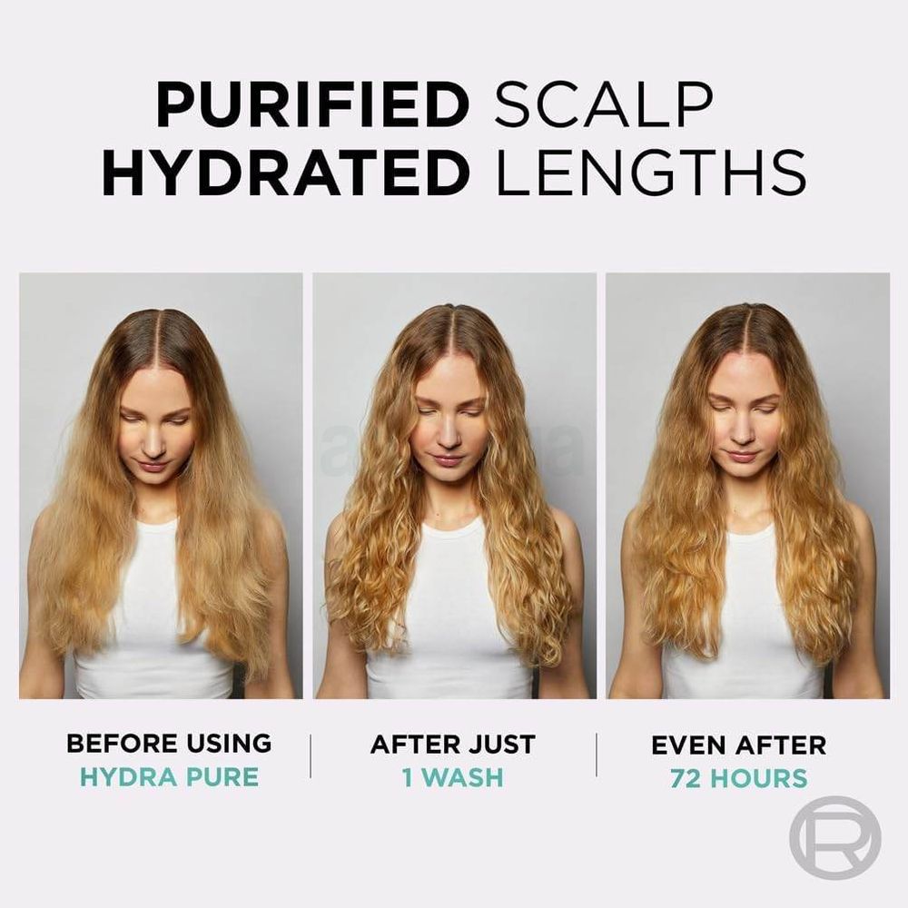 Loreal Paris Elseve Hyaluron Pure 72hr Purifying Shampoo for Oily Scalp and Roots Dehydrated Lengths  