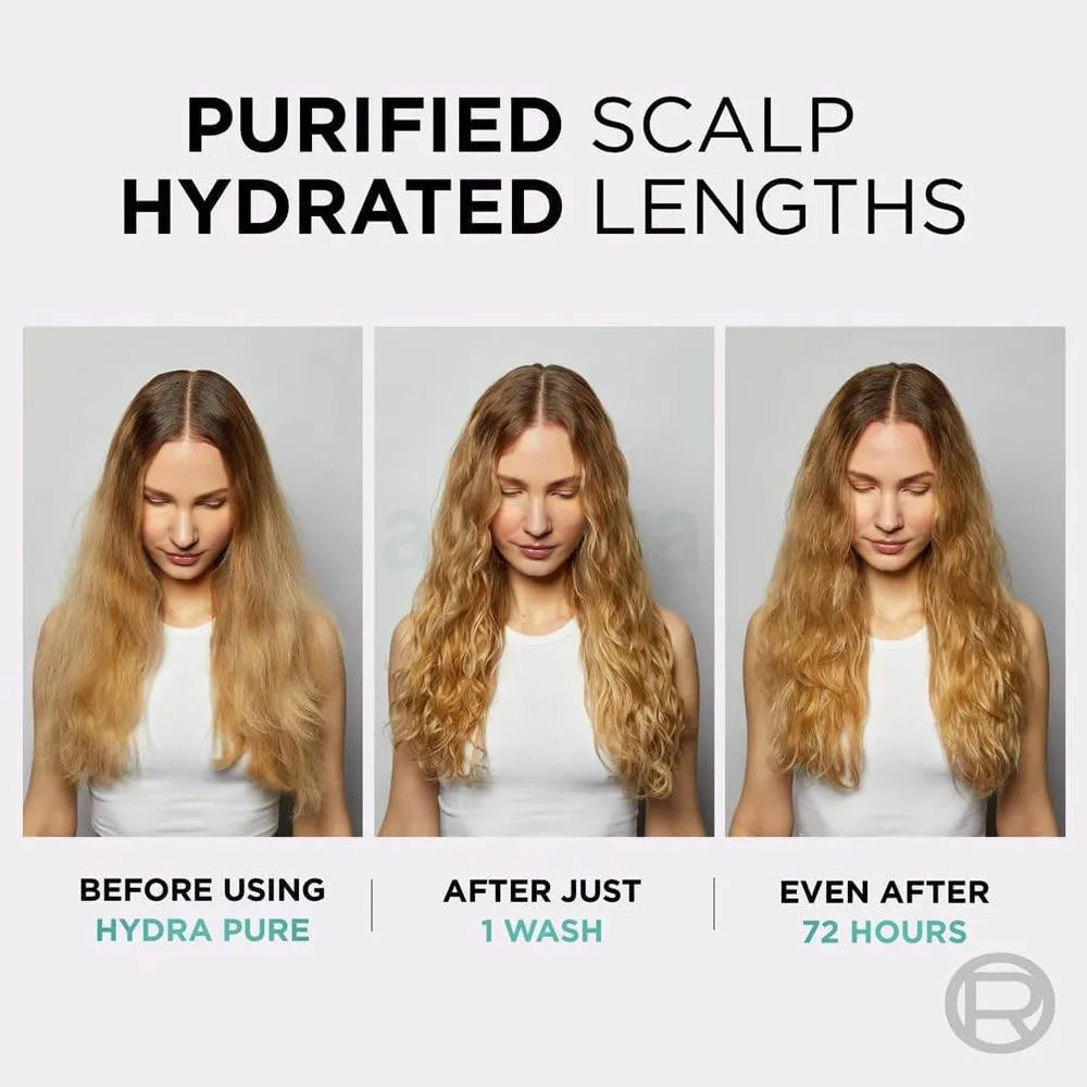 Loreal Paris Elseve Hyaluron Pure 72hr Purifying Shampoo for Oily Scalp and Roots Dehydrated Lengths 250ml  