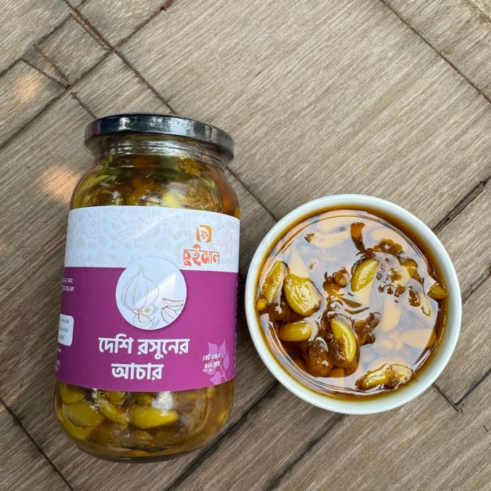 Chuijhal Deshi Roshuner Achar (Garlic Pickle) 420g  
