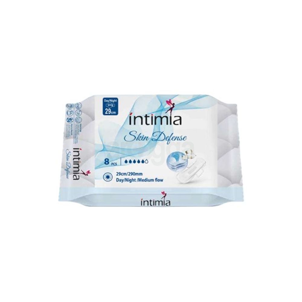 Intimia Sanitary Napkin Skin Defense (Medium Flow) 8pcs Size L  