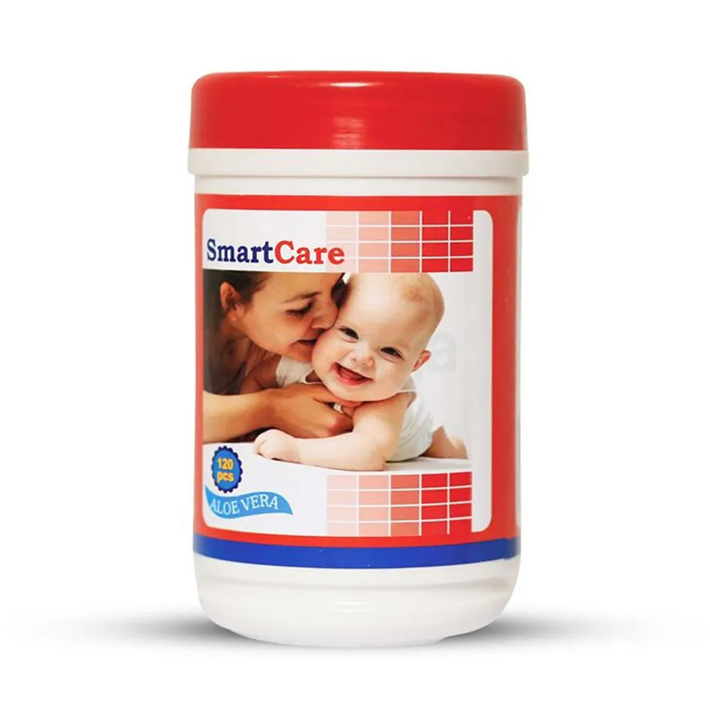 Smart Care Wet Wipes Tube 120pcs  