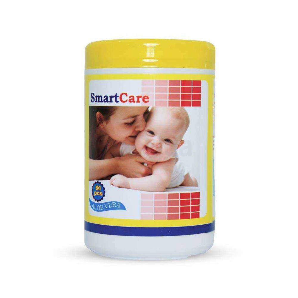 Smart Care Wet Wipes Tube 60pcs  