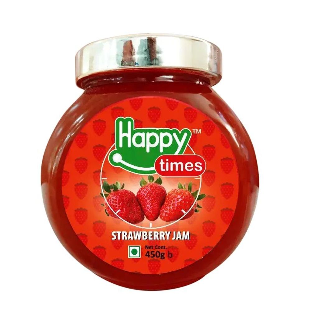 Happy Times Strawberry Jam 450g  