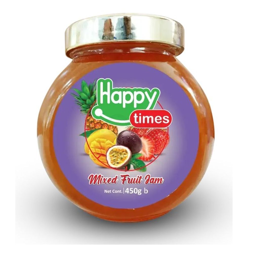 Happy Times Mixed Fruit Jam 450g  
