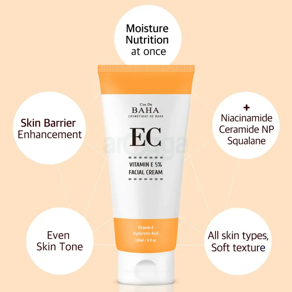 Cos De BAHA Vitamin E 5% Facial Cream  