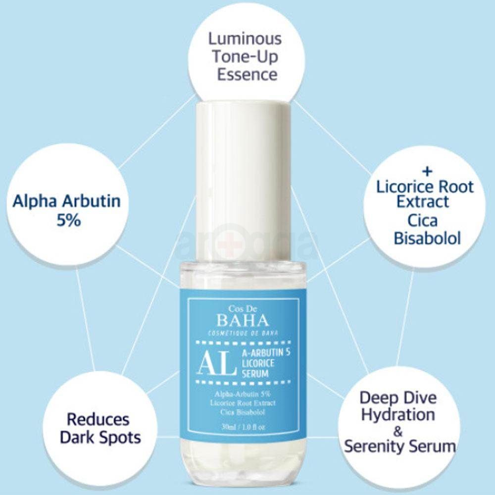 Cos De BAHA AL A- Arbutin 5% Licorice Serum  