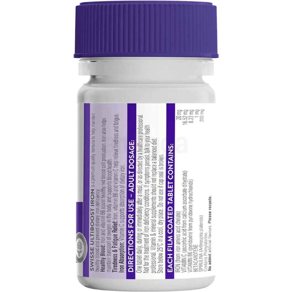 Swisse Ultiboost Iron, 30 Tablets  