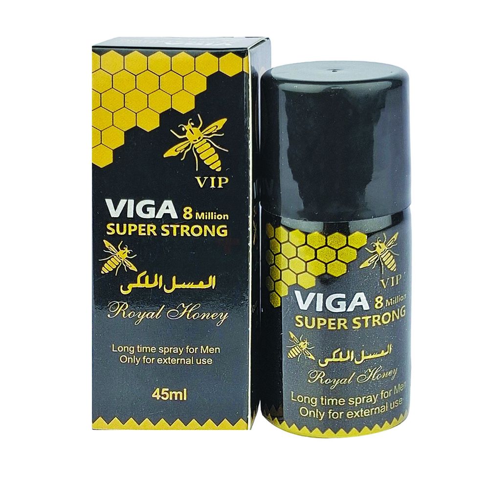 VIP Viga 8 Million Extra Strong Long Time Delay Spray For Men  
