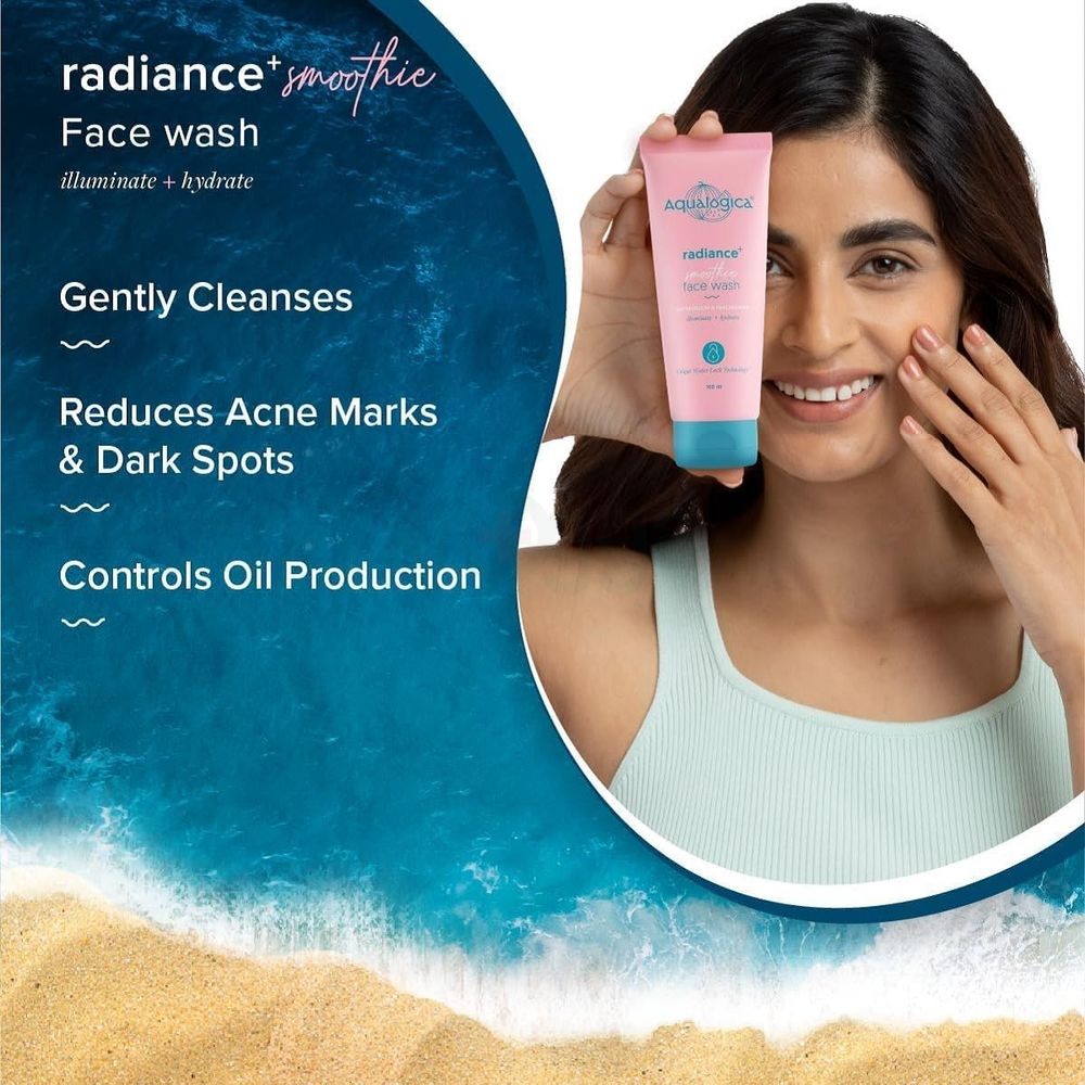 Aqualogica Radiance Smoothie Face Wash with Watermelon & Niacinamide  
