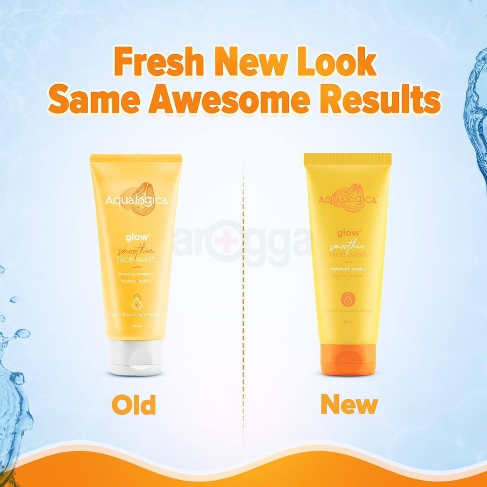 Aqualogica Glow Smoothie Face Wash with Papaya & Vitamin C  