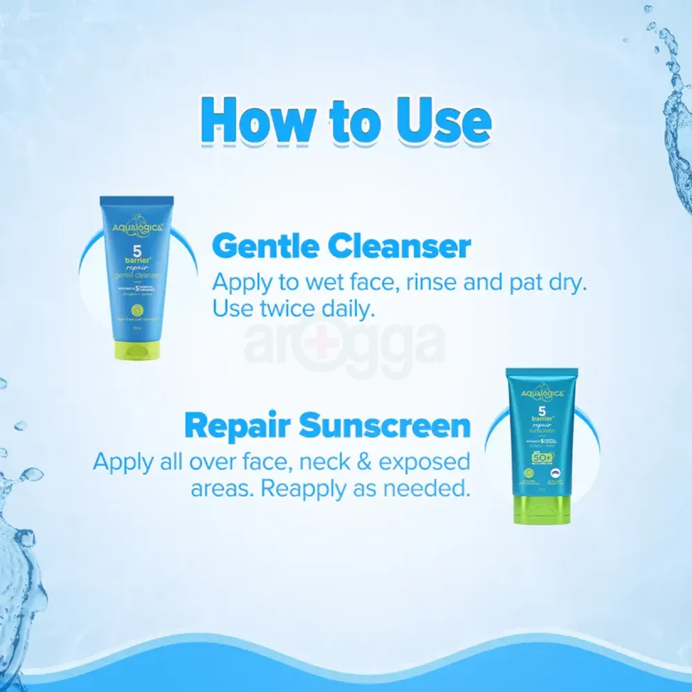 Aqualogica 5 Barrier Repair Gentle Cleanser with Avocado & 5 Essential Ceramides  