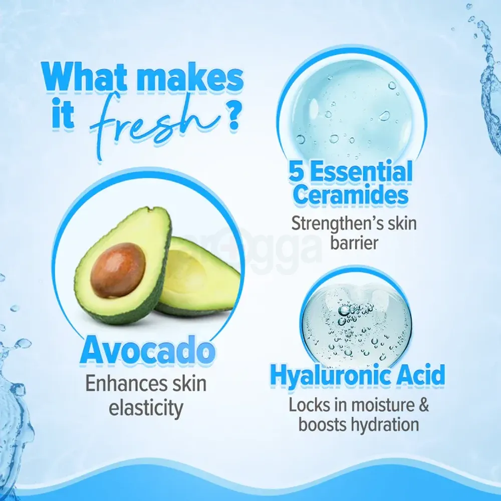 Aqualogica 5 Barrier Repair Gentle Cleanser with Avocado & 5 Essential Ceramides  