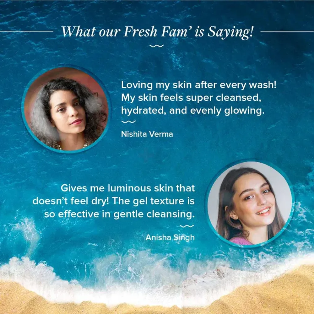 Aqualogica Illuminate Smoothie Face Wash with Wild Barries & Alpha Arbutin  