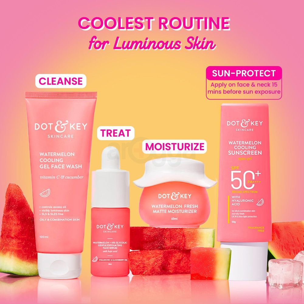 Dot and Key Watermelon Cooling Sunscreen SPF 50+ PA++++ with Hyaluronic Acid  