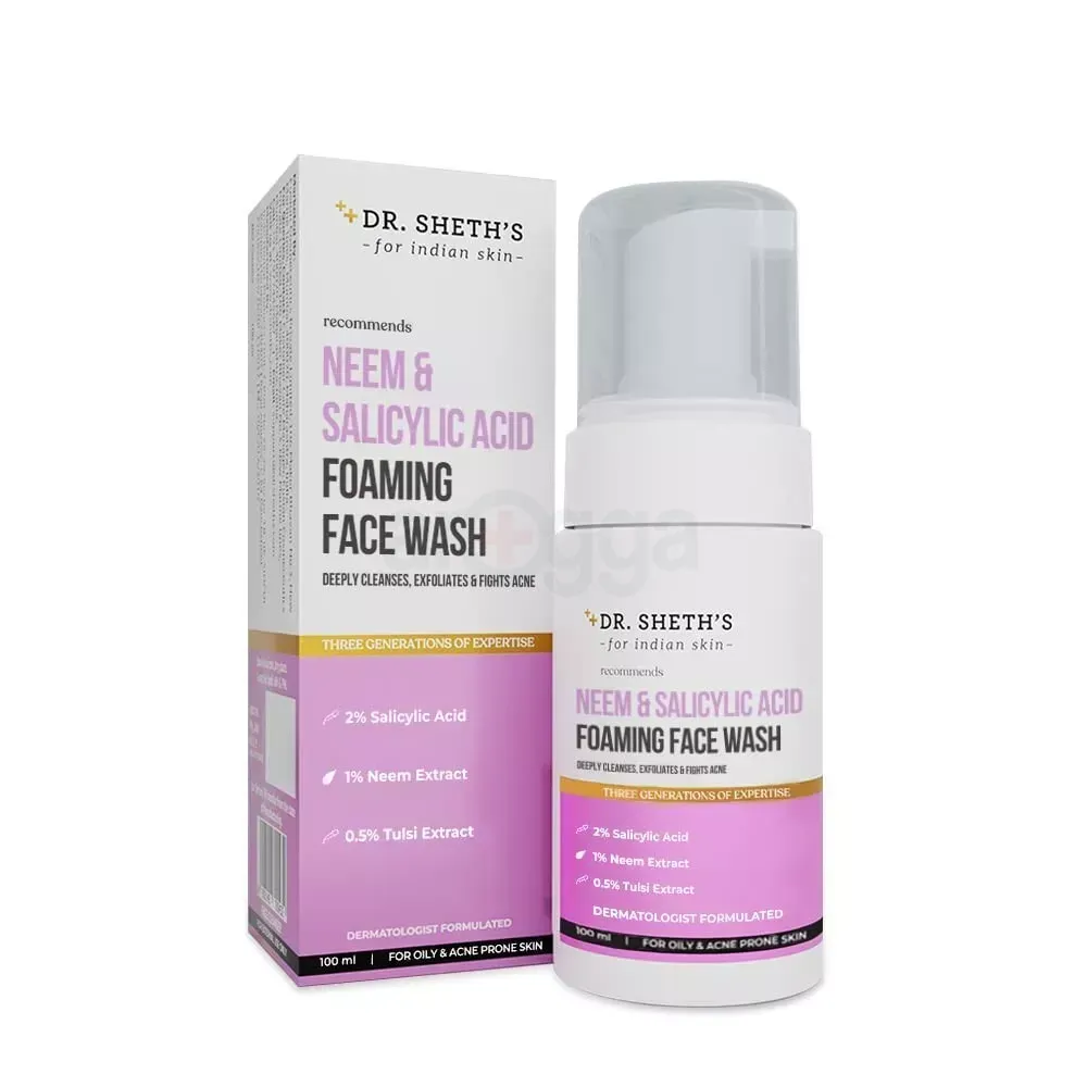 Dr. Sheth's Neem & Salicylic Acid Foaming Face Wash  