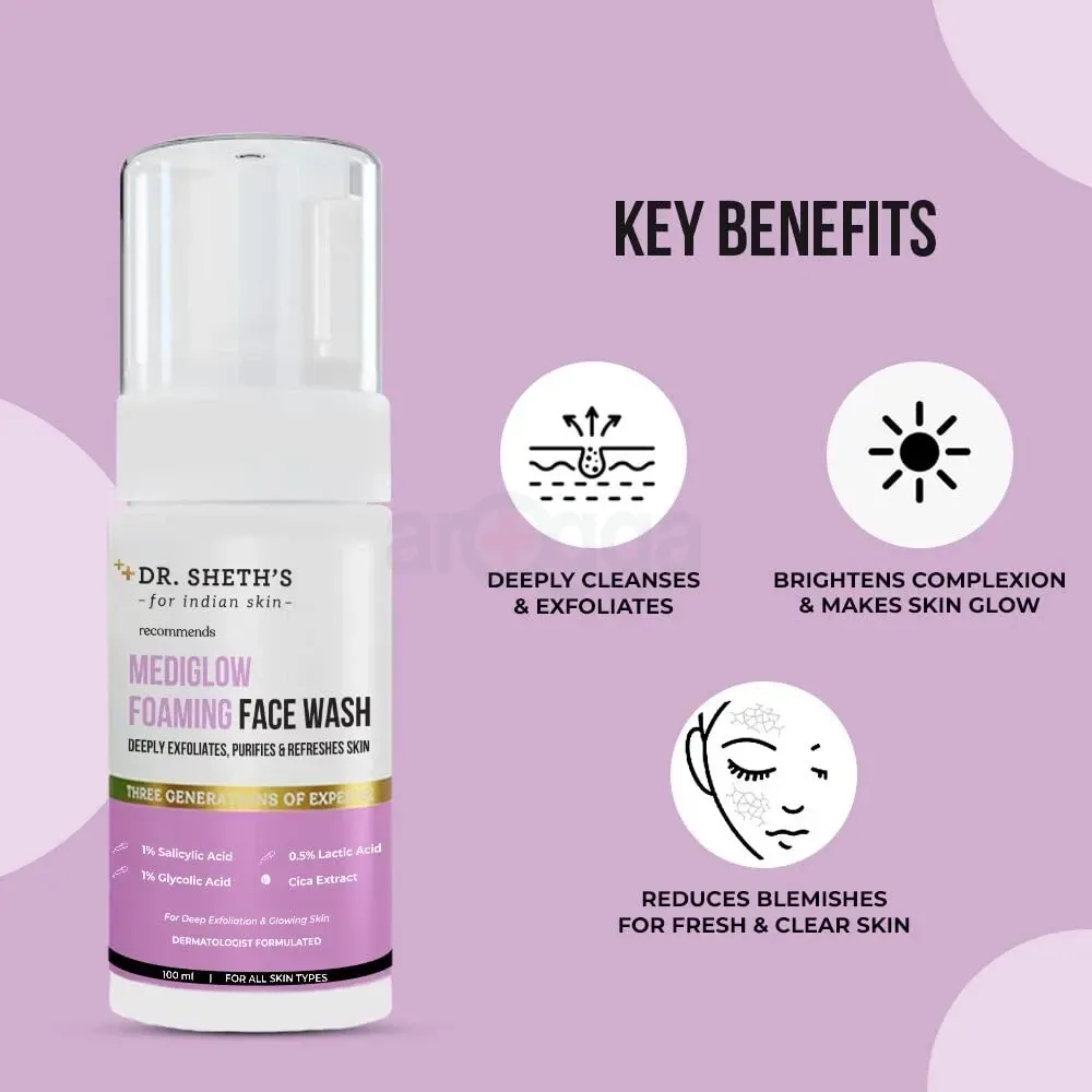 Dr. Sheth's Mediglow Foaming Face Wash   