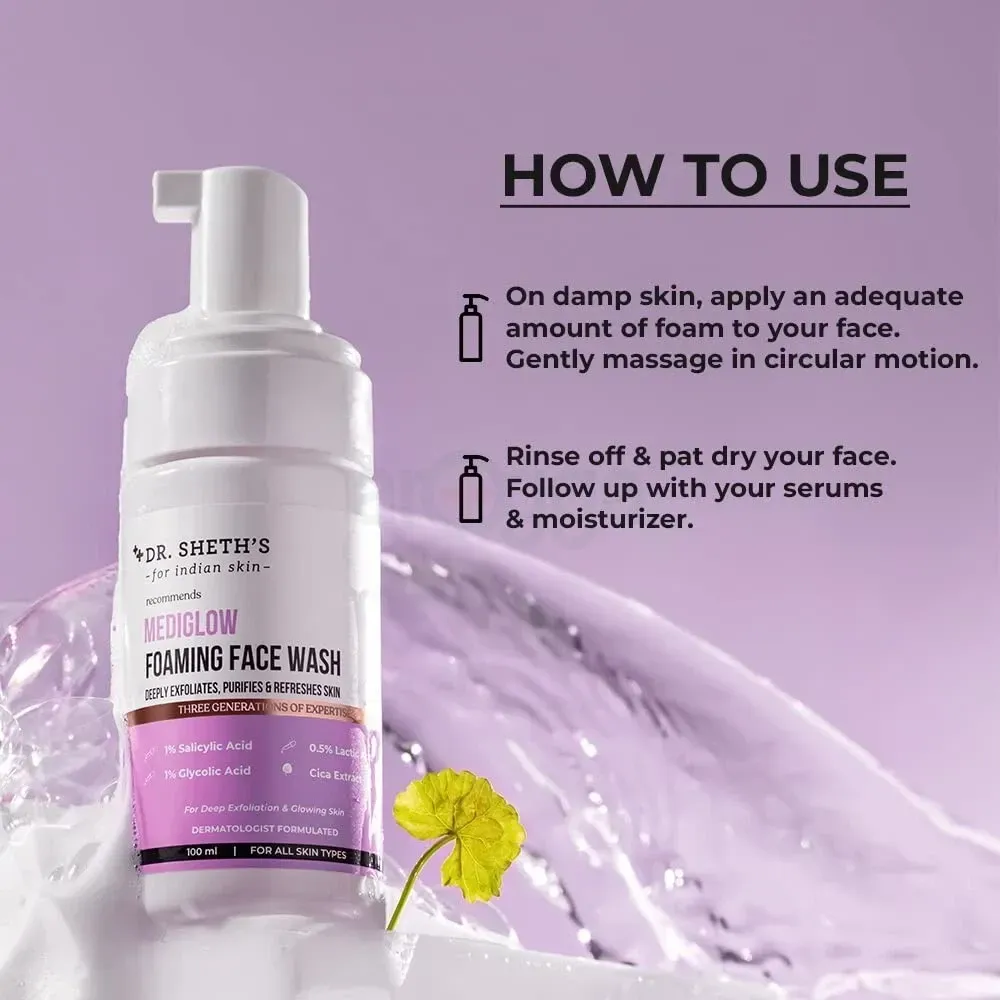 Dr. Sheth's Mediglow Foaming Face Wash   