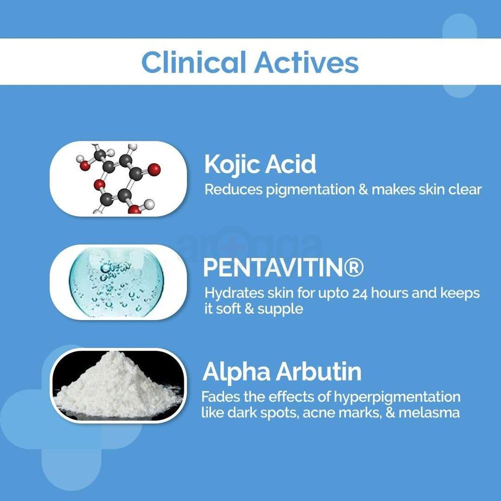 The Derma Co 1% Kojic Acid Daily Brightening Body Wash for Dark Spots & Pigmentation  