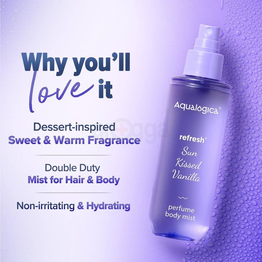 Aqualogica Refresh Sun Kissed Vanilla Perfume Body Mist  