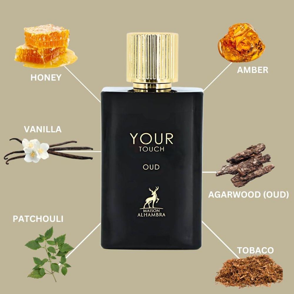Maison Alhambra Your Touch Oud Eau De Perfum for Men & Women  