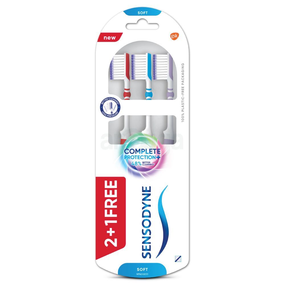 Sensodyne Complete Protection Toothbrush (Buy 2 Get 1)  