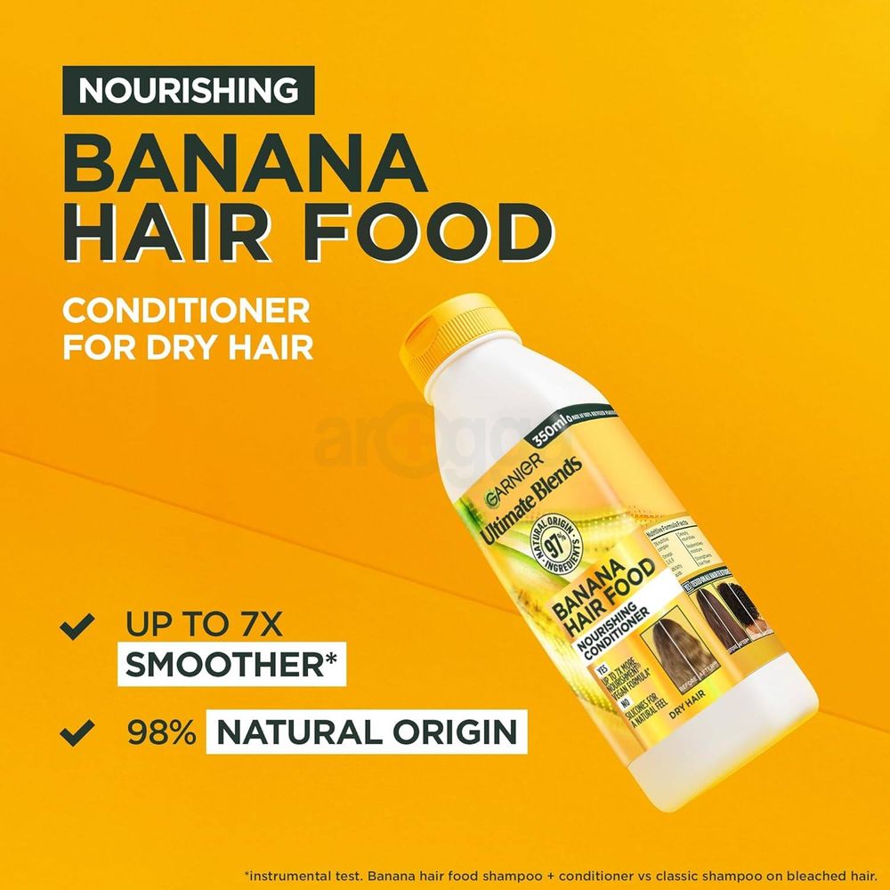 Garnier Ultimate Blends Banana Hair Food Nourishing Shampoo for  Dry Hair  