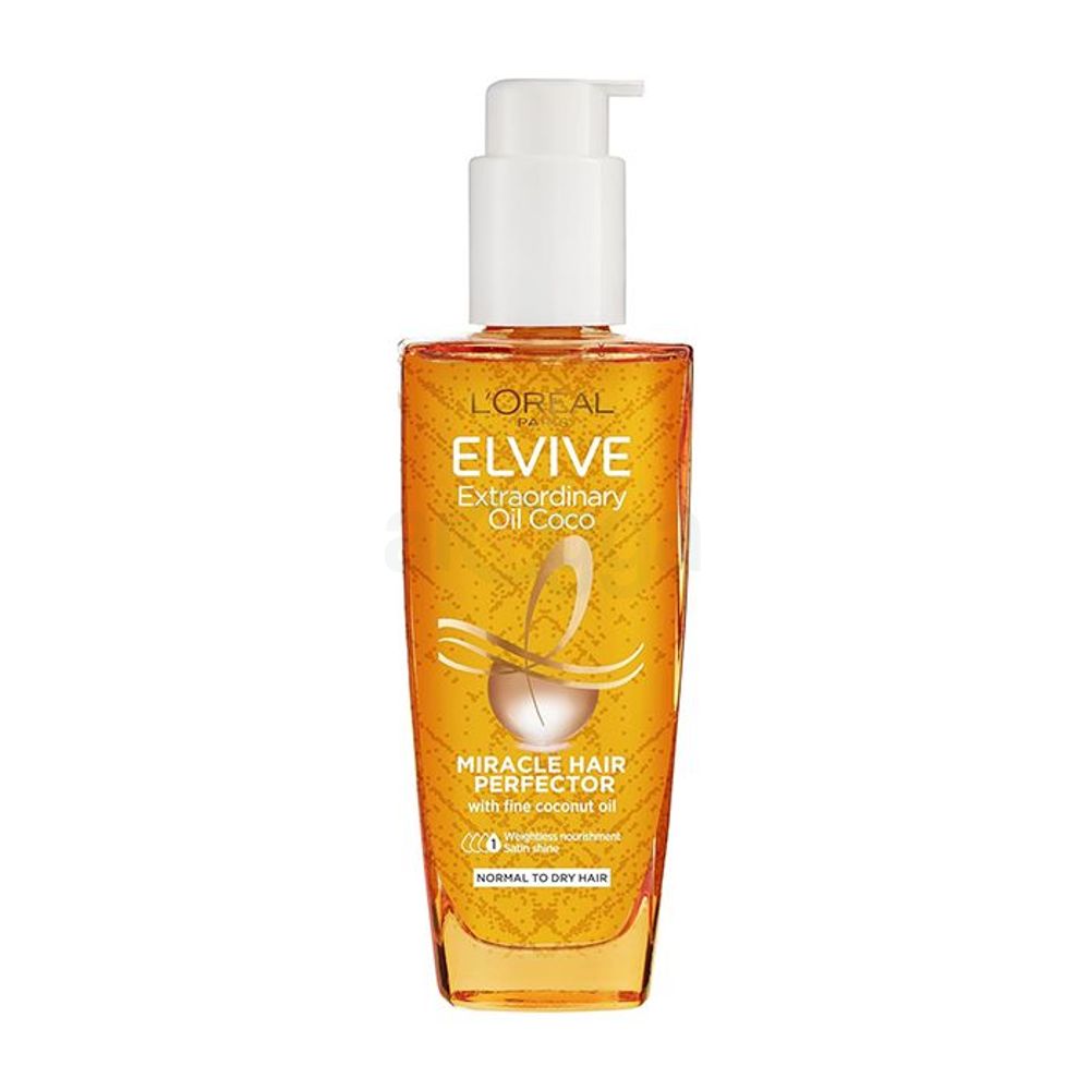 Loreal Paris Extraordinary Oil Coco Miracle Hair Perfector with Fine Coconut Oil for Fine, Dry Hair  