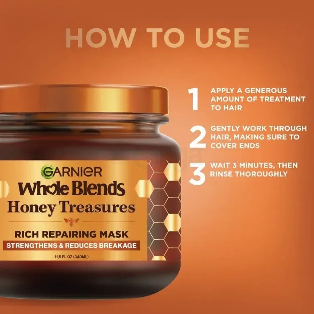 Garnier Ultimate Blends Honey Treasures Hair Remedy Repairing Mask  