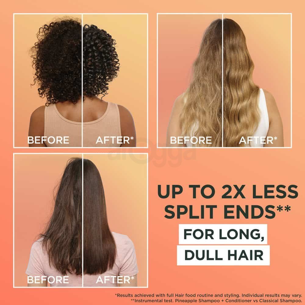 Garnier Ultimate Blends Pineapple Hair Food Glowing Lengths Conditioner for Long, Dull Hair  