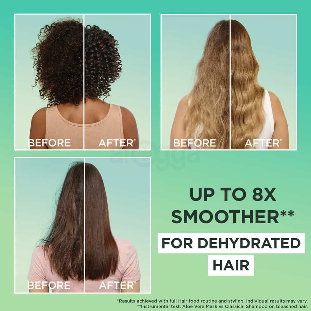 Garnier Ultimate Blends Aloe Vera Hair Food Quenching Shampoo for Dehydrated Hair  