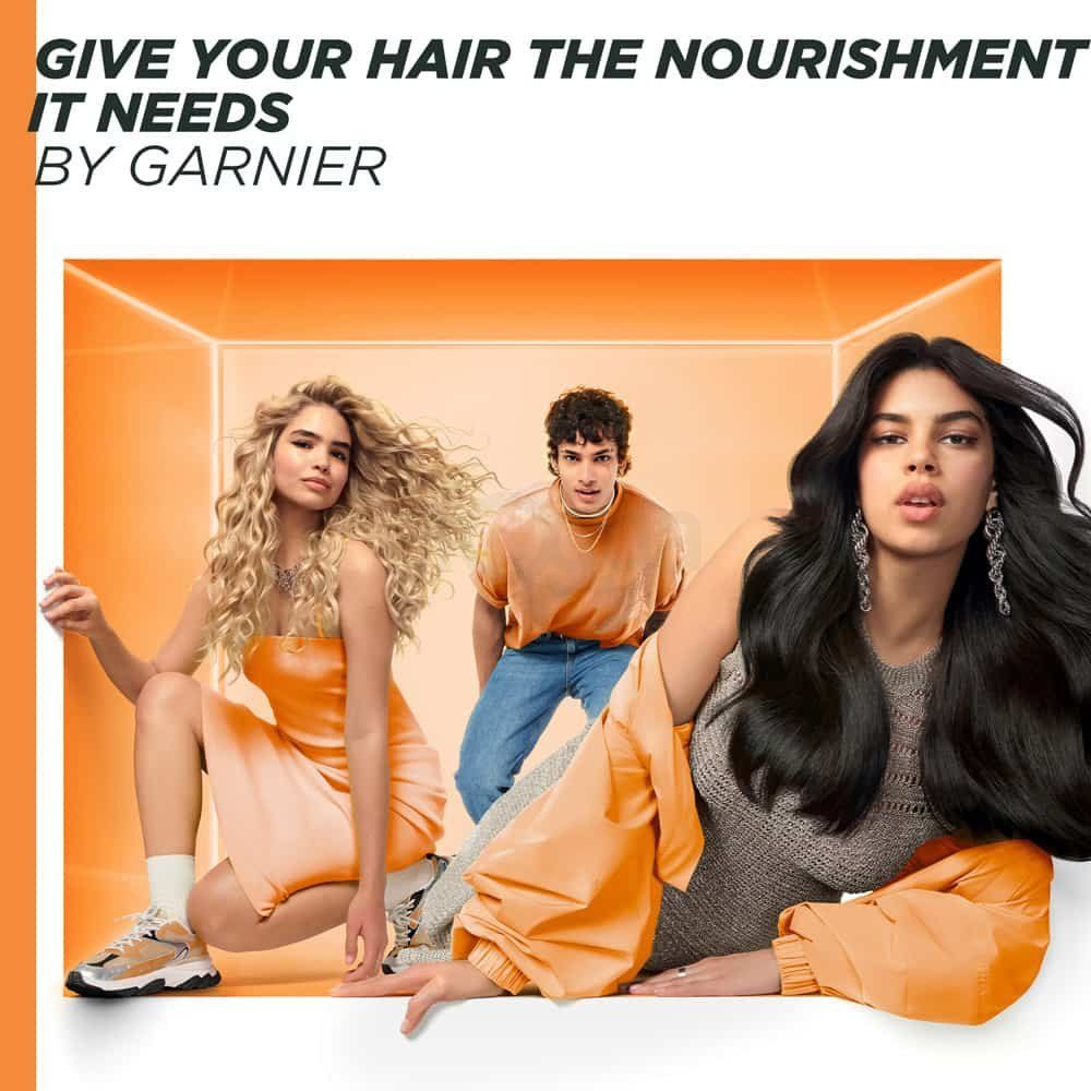 Garnier Ultimate Blends Papaya Hair Food Repairing Shampoo for Damaged Hair  