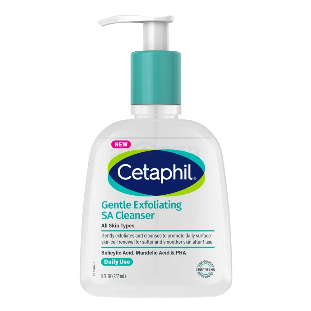 Cetaphil gentle Exfoliating SA Cleanser with Salicylic Acid, Mandelic Acid & PHA for All Skin Types  