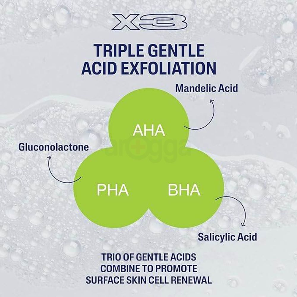 Cetaphil gentle Exfoliating SA Cleanser with Salicylic Acid, Mandelic Acid & PHA for All Skin Types  