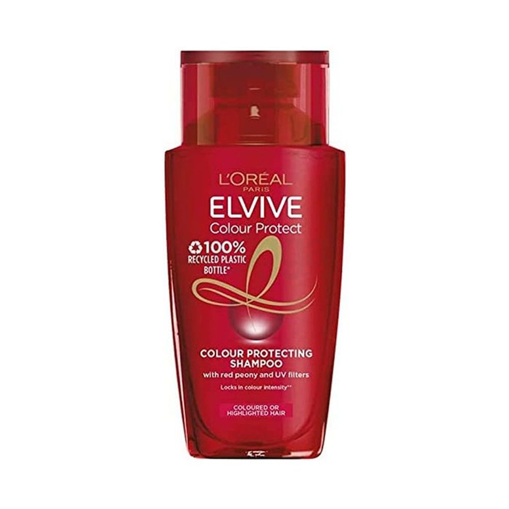 Loreal Paris Elvive Colour Protecting Shampoo with Red Peony and UV Filter for Coloured or Highlighted Hair  