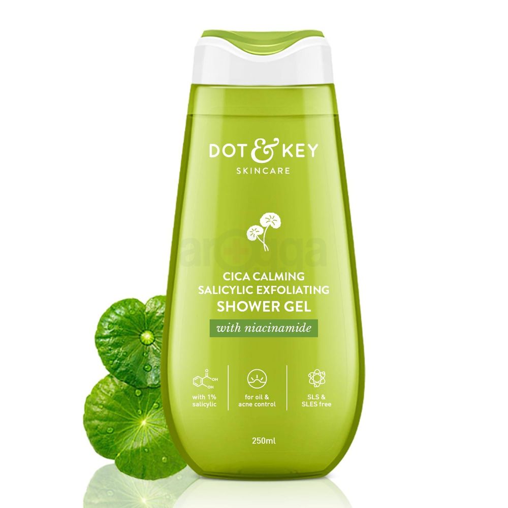 Dot and Key Cica Calming Salicylic Exfoliating Shower Gel with Niacinamide  