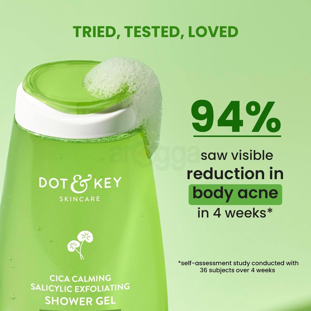 Dot and Key Cica Calming Salicylic Exfoliating Shower Gel with Niacinamide  