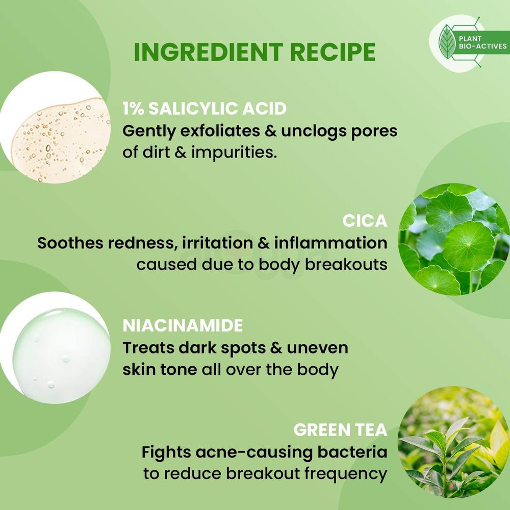 Dot and Key Cica Calming Salicylic Exfoliating Shower Gel with Niacinamide  