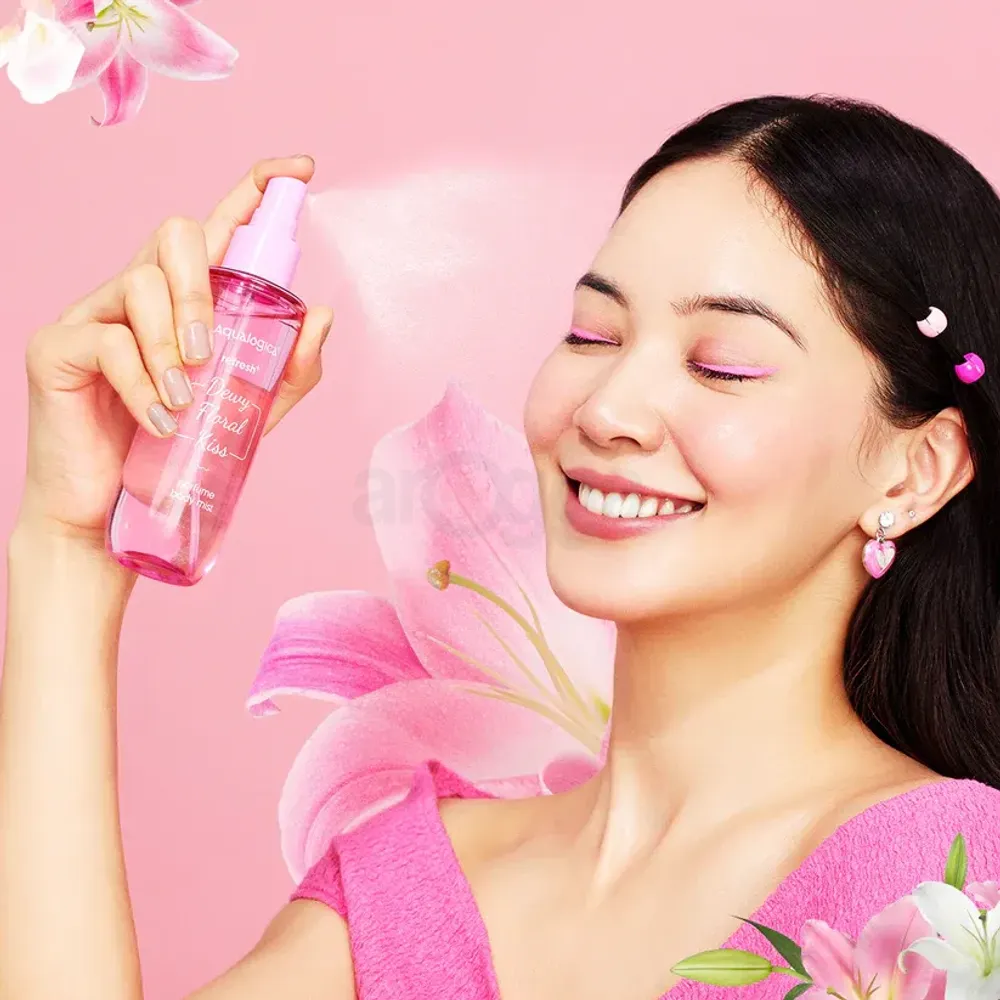 Aqualogica Refresh Dewy Floral Kiss Perfume Body Mist  