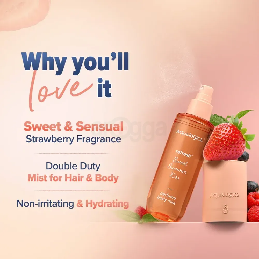 Aqualogica Refresh Sweet Summer Kiss Perfume Body Mist  