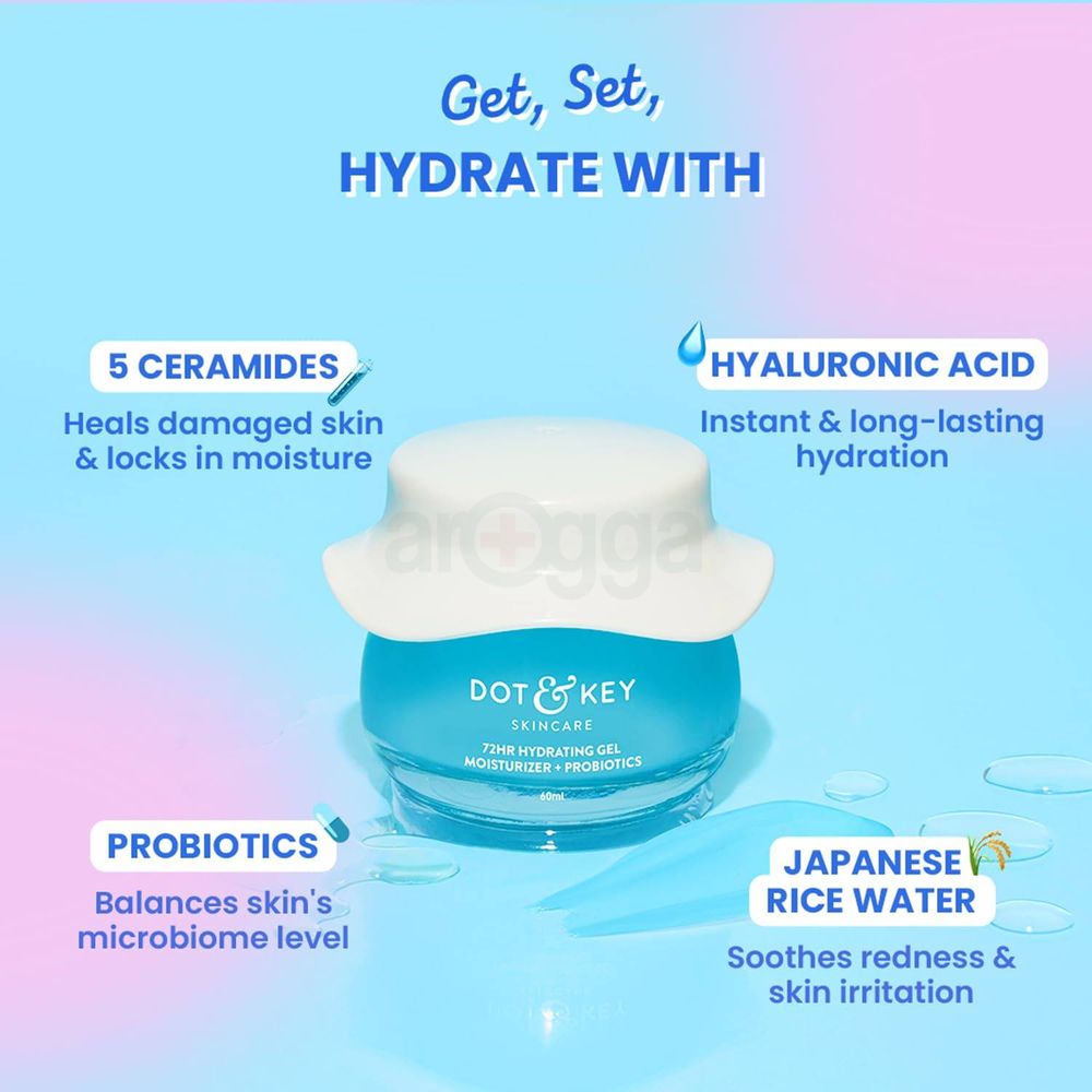 Dot and Key 72hr Hydrating Gel Moisturizer with Probiotics  