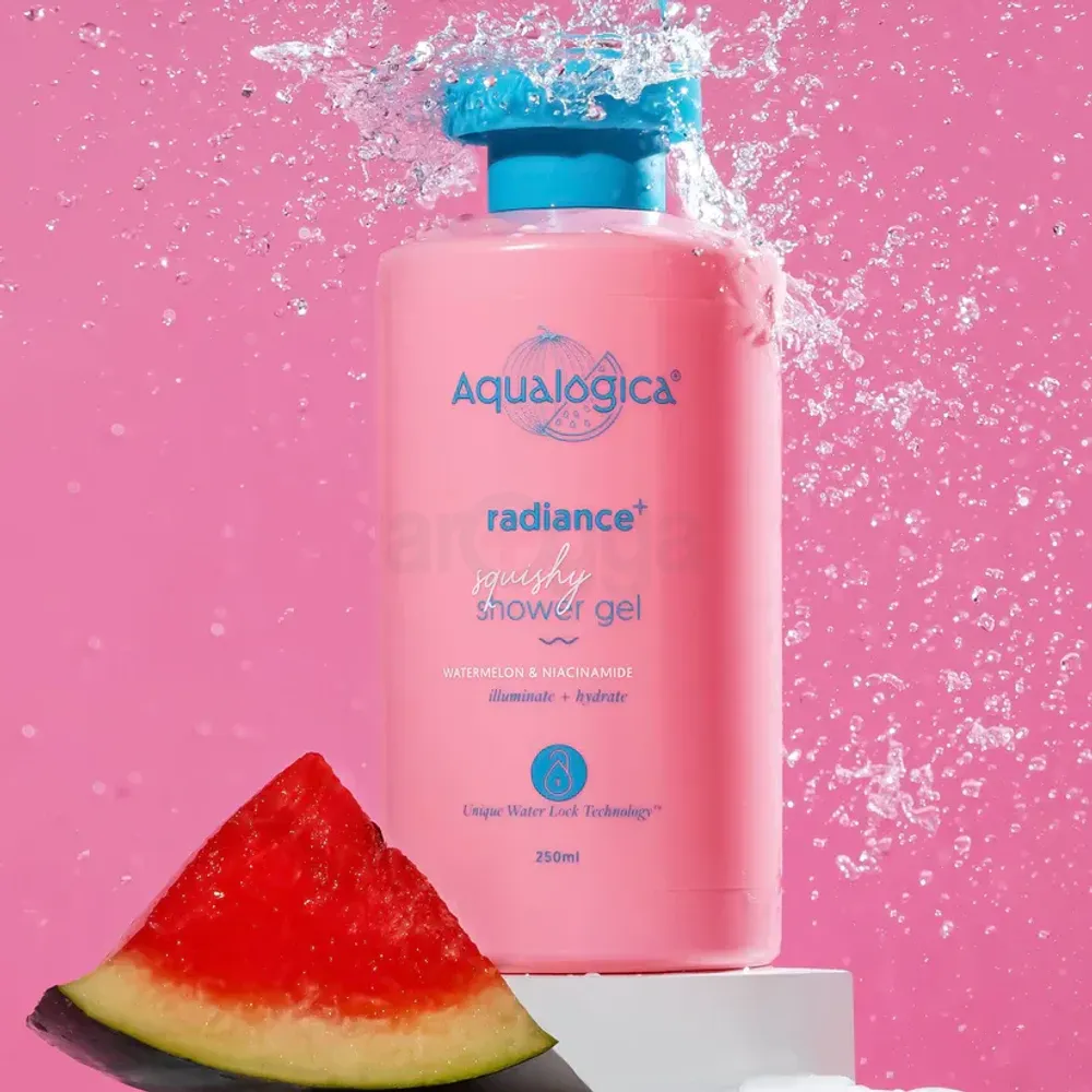 Aqualogica Radiance Squishy Shower Gel with Watermelon & Niacinamide  