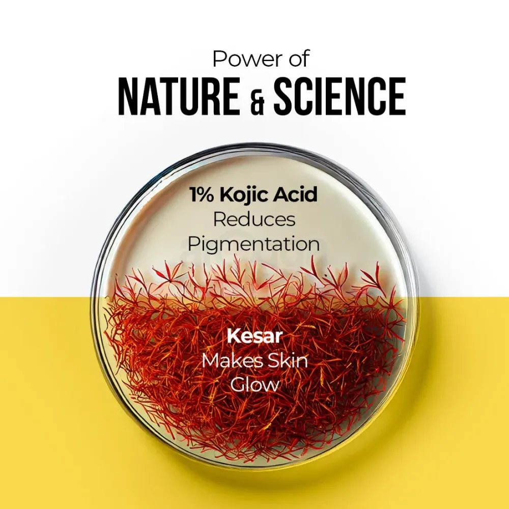 Dr. Sheth's Kesar & Kojic Acid High UVA & UVB Protection Sunscreen SPF 50+ PA ++++   